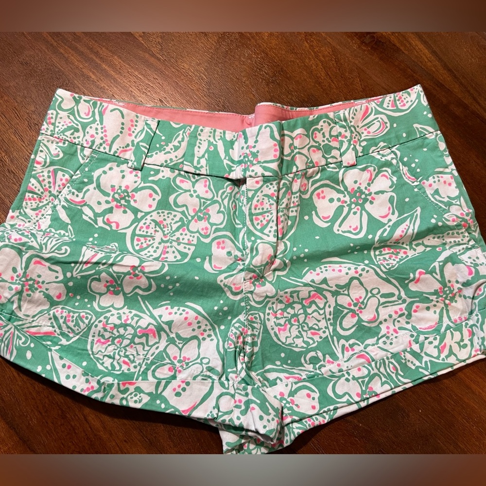 Lilly Pulitzer Barclay Shorts Size 8